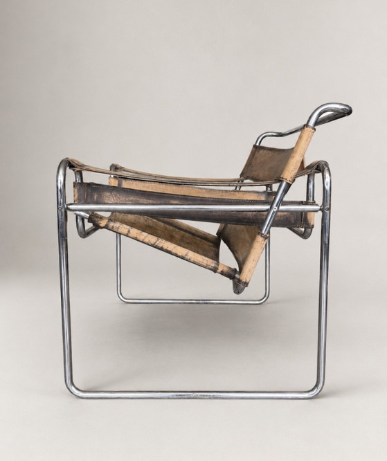 Image 1 of Vintage Wassily Chair B3 – Marcel Breuer, Bononia, c60s