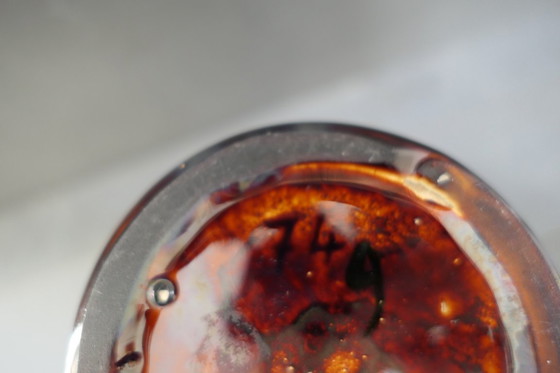 Image 1 of Art Deco vase Faiencerie de Thulin numbered 749