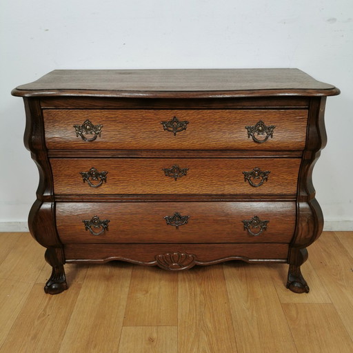 Commode Vintage Chippendale Tummy Chest of Drawers