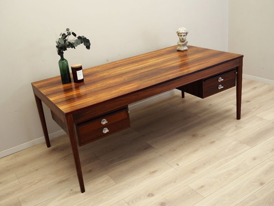 Image 1 of Diplomate rosewood desk, Danish design, 1970s, designer: Finn Juhl, manufacturer: France & Son