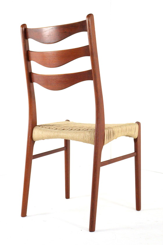 Image 1 of 4x Arne Wahl Iversen per sedie Glygnore Vintage New Papercord