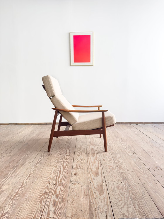 Image 1 of Mid-Century Danish Lounge Armchair in Teak FD 164 by Arne Vodder for France and Son., Denmark, 1960s