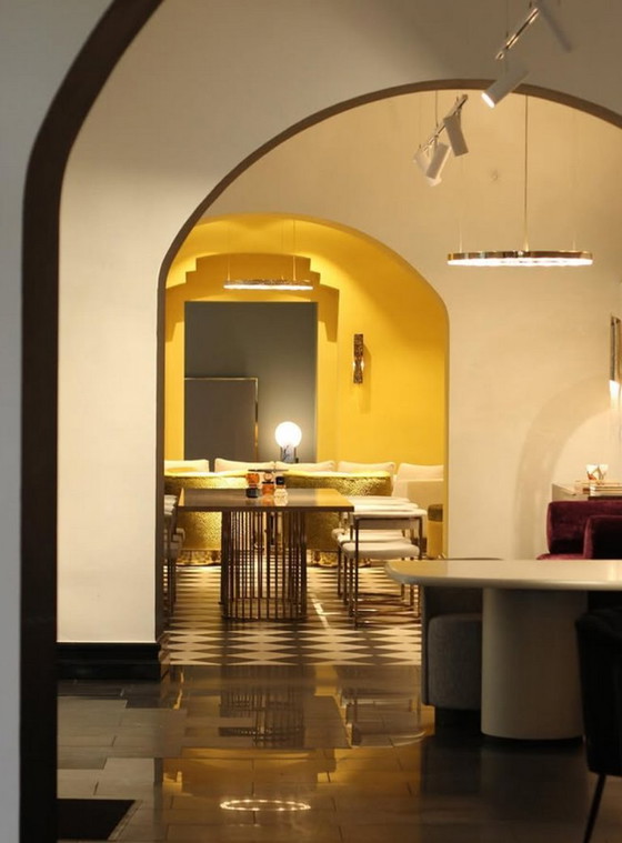 Image 1 of Lampadario Castro Lighting METIS | Ø 100 cm | Cristalli Swarovski | Ottone placcato oro 24 carati