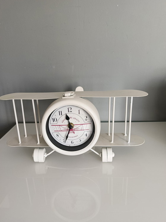 Image 1 of Vintage double-decker clock.