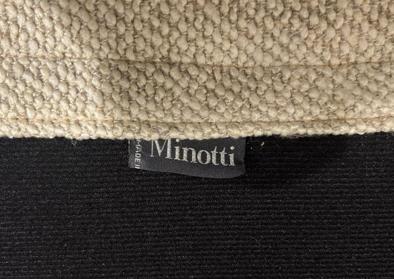 Image 1 of Fauteuil d'angle Minotti Hamilton + repose-pieds, neuf et rembourré