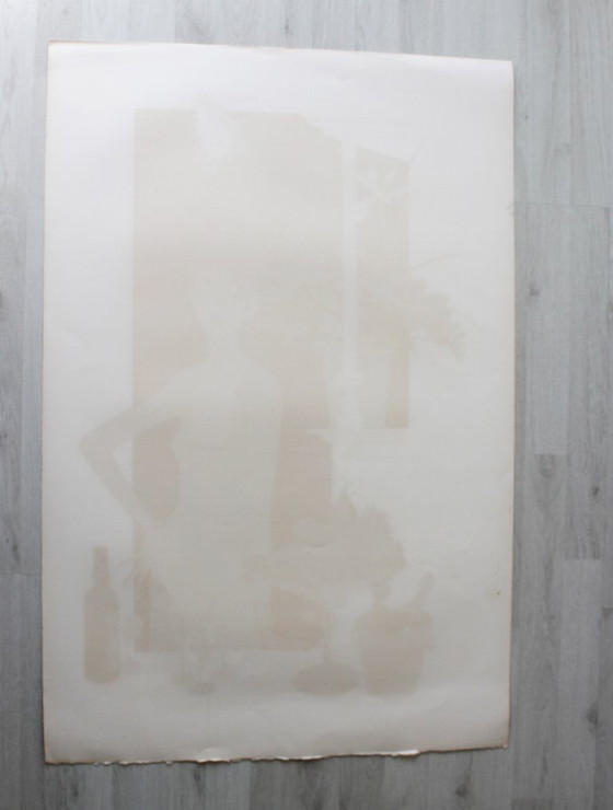 Image 1 of Philippe NOYER "Femme Chez Maxim" - serigrafia - edizione di 325 - firmata (100 x 66 cm)