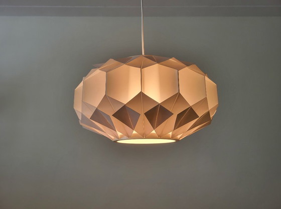 Image 1 of Vintage Facett pendant lamp by Lars Schioler for Hoyrup 1974