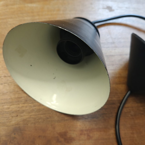 Image 1 of Vintage Minimalist Black Cone Pendant Lamp