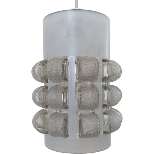Mid Century Glazen Hanger Italië 1960