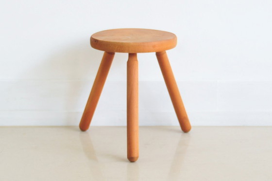 Image 1 of wooden milk stool