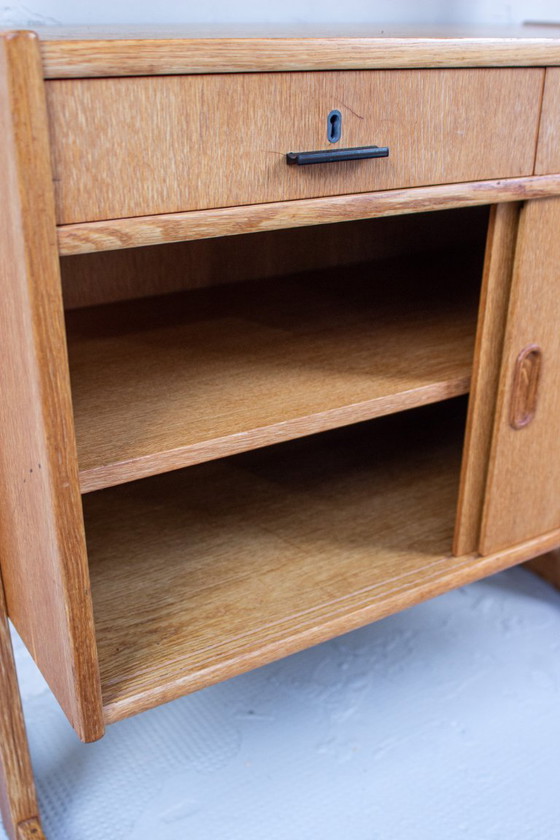 Image 1 of Vintage IKEA bookcase, highboard, sideboard, oak, mid-century