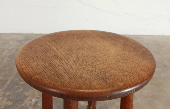 Image 1 of Vintage wooden stool 
