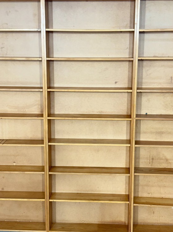 Image 1 of Grande étagère vintage | Étagère des années 1960 | Bibliothèque en pin massif | Modulaire