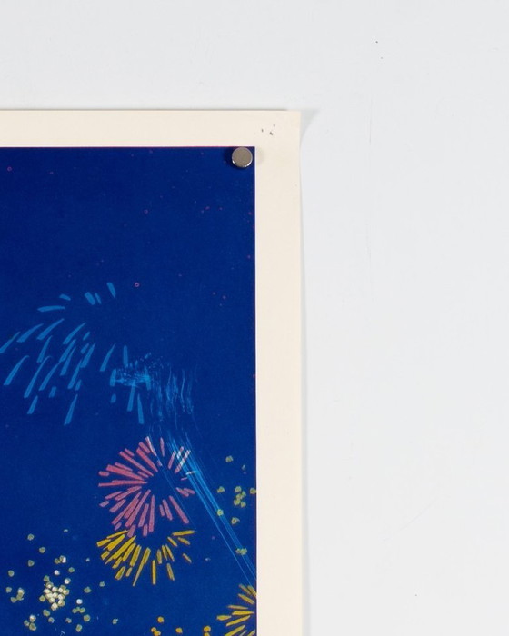 Image 1 of North Korean Propaganda –13th World Festival of Youth and Students Pyongyang –1989– Original Vintage Political Poster – 78x50cm 