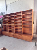 Vintage boekenkast wandkast