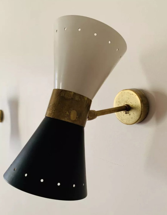 Image 1 of Coppia di applique diabolo BIANCO@BIANCO