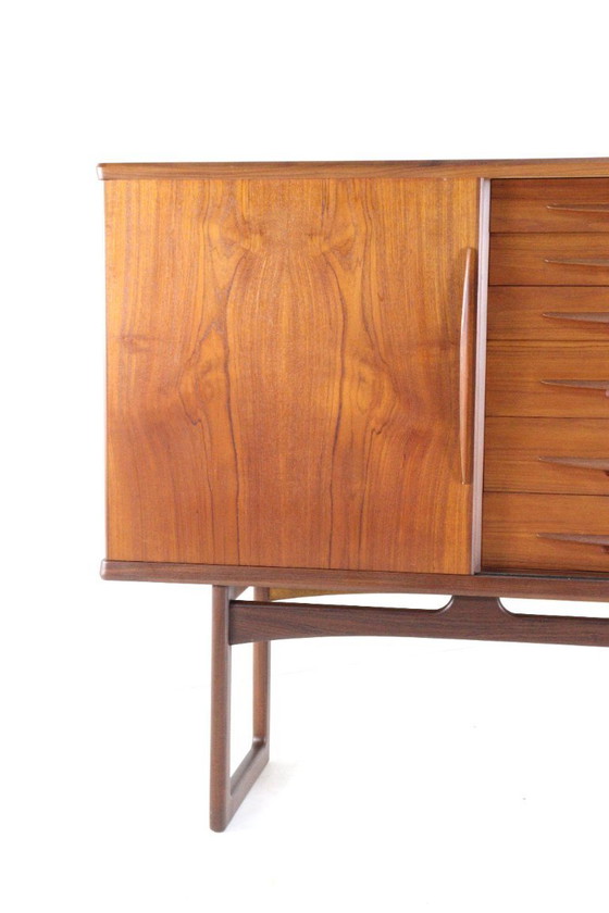 Image 1 of  Vamo Sønderborg highboard attr. Arne Vodder | 194 cm vintage Deens design