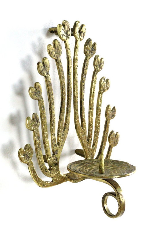 Image 1 of Brass vintage wall sconce