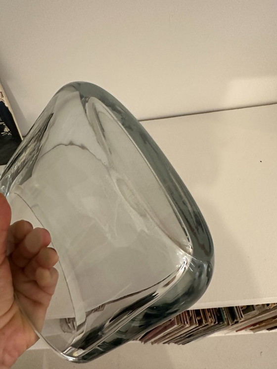 Image 1 of Dikke glazen vaas - Minimalistisch en eigentijds ontwerp