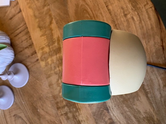 Lampada di design Toucan, H T Huang, Lampade da tavolo, Plastica, Rosa, Vintage (foto 6 di 7)