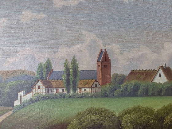 Dipinto a olio paesaggistico originale di metà secolo di Inge Basballe – Dipinti e disegni, Tela (photo 7 of 11)