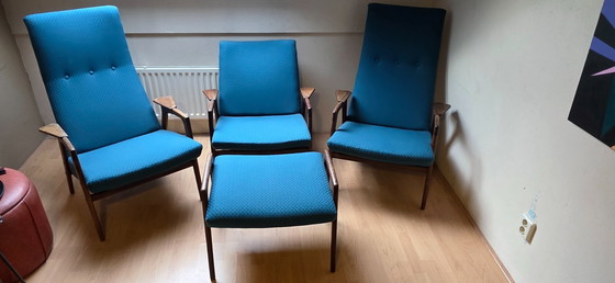 Image 1 of 4x Yngve Ekström per Pastoe, 1950 set completo