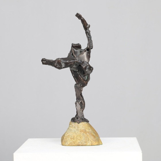 Image 1 of Sculpture en bronze de l'artiste néerlandais Hugo Hol, années 1970