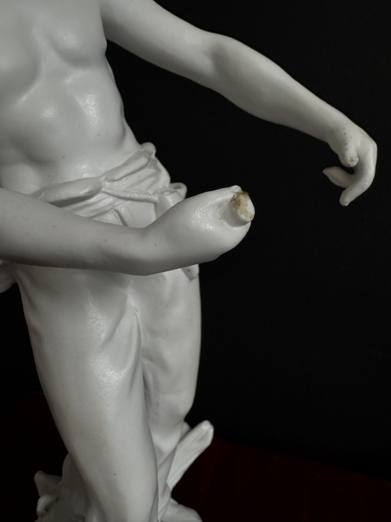 Image 1 of Antique Moreau biscuit porcelain statue