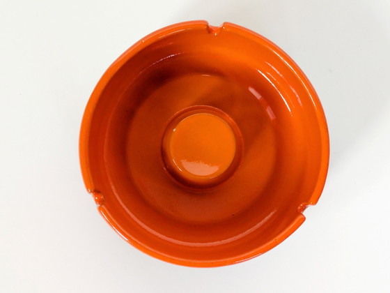 Image 1 of 1970s Promotional Ceramic Ashtray | Stock Italian Vermouth | Made in Italy
