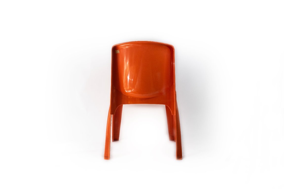 Vintage Gilac chairs Orange, 70s design classic €660 Whoppah