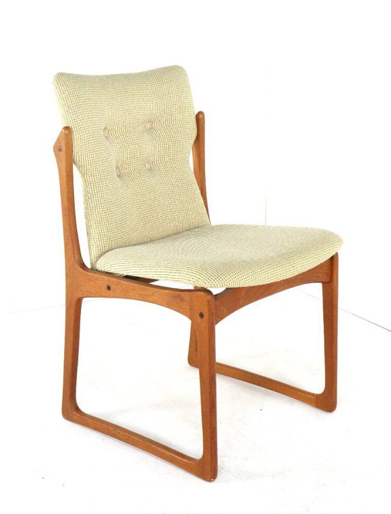 Image 1 of Set of 6 Vamdrup dining chairs vintage Danish