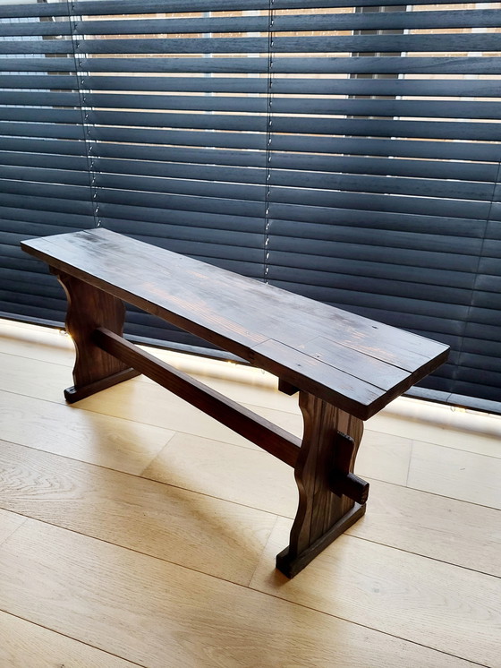 Image 1 of Vintage Wooden Bench, 112 Cm