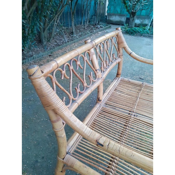 Image 1 of Vintage living room set in bamboo, 1970