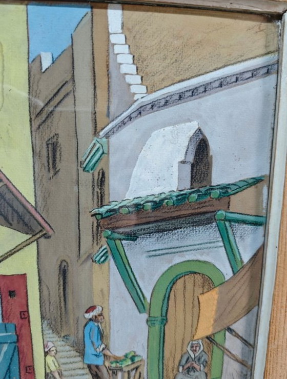 Image 1 of Orientalistisch schilderij, ca. 1930