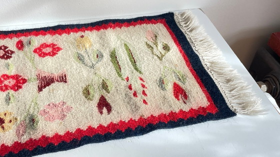 Image 1 of Rollakan Rug, Vintage Tulip Design