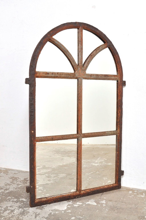 Industrial Stable Window Mirror
