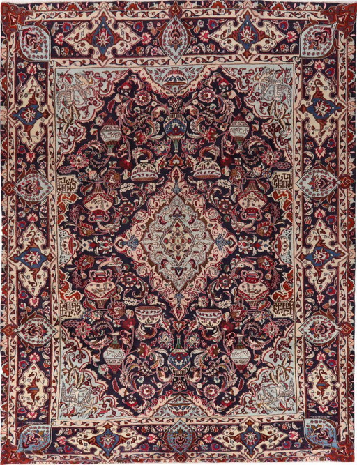 Persian carpet Kashmar 3.90 x 3.00 Oriental carpet fine No. 35