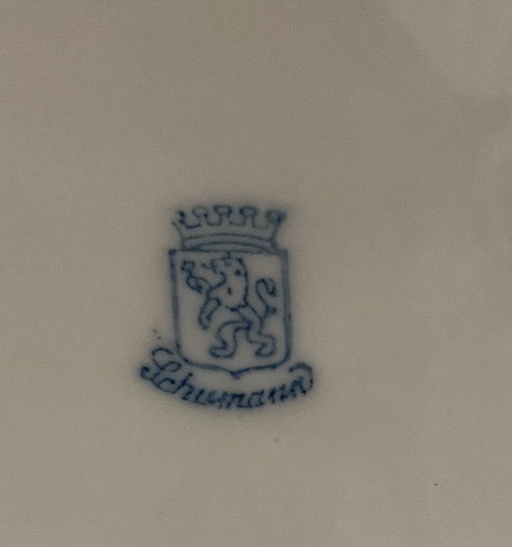 Image 1 of Piatto da frutta vintage Old Schumann Dresden, piatto da portata, fiore di svolta