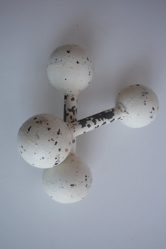 Image 1 of Set Art deco dubbele bal halters, jaren 1930.