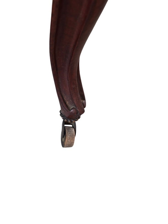 Image 1 of Pair of Vintage Armchairs - Louis XV Style (1960s) in Fine Cherry