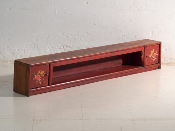 Antiker niedriger Schrank aus Ulmenholz – China, um 1900 – Sideboard, Gold, Iron, Rustic (photo 7 of 40)