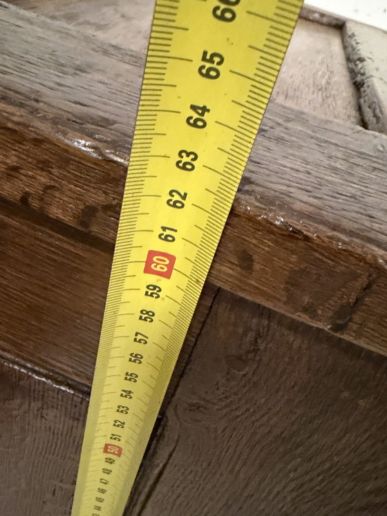 Image 1 of 18th-century Dutch blanket chest with key and antique lock