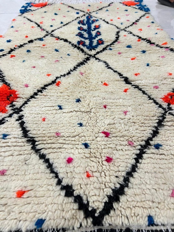 Image 1 of Tapis Beni Ouarain en laine authentisch 200cmx150cm