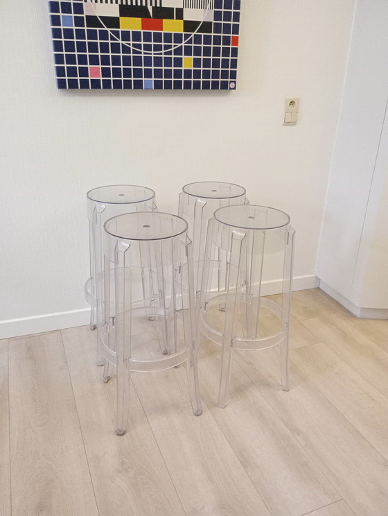 Image 1 of Sedie Ghost di Philippe Starck Kartell Charles 2 pezzi