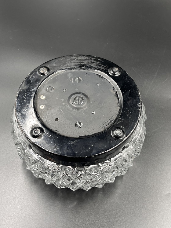 Image 1 of Lampada da soffitto in vetro a rilievo