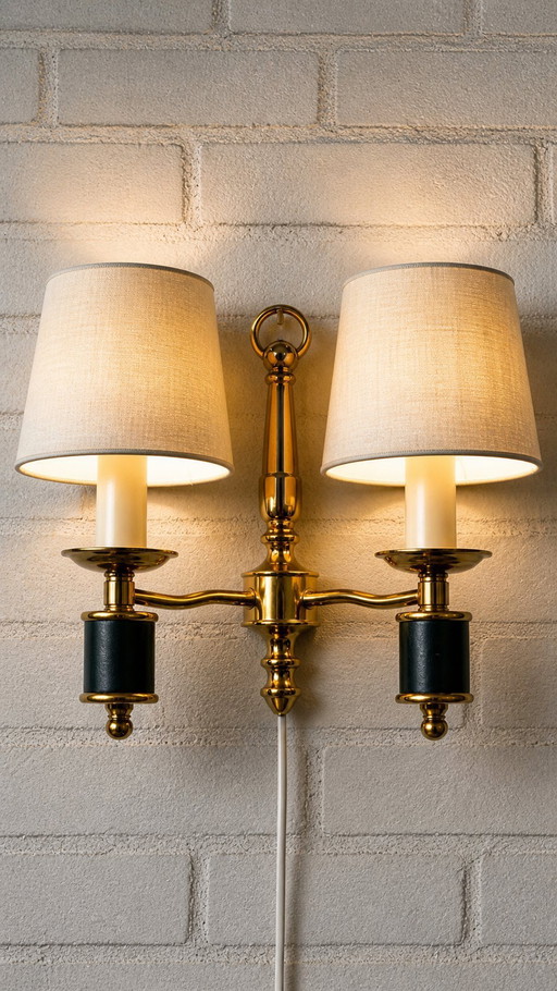 Lampada da parete in stile Hollywood Regency Lustrerie The klutz