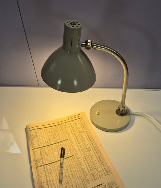 Vintage Mid-Century Bureaulamp Hala 31 – Bureaulampen, Aluminium, Chrome (photo 3 of 9)