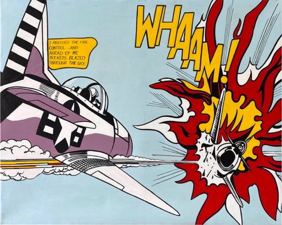 WHAAM After the artist Roy Lichtenstein (2026) "After Roy" – Paintings & Drawings, Canvas (photo 4 of 8)