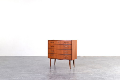 Mid Century Norwegian Teak Chest Of Drawers By Brødrene Blindheim For Sykkylven, 1960s.