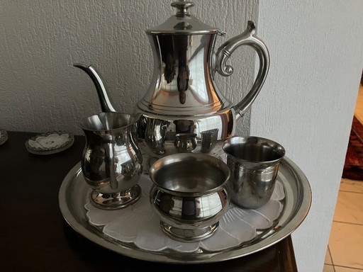 Pewter coffee set